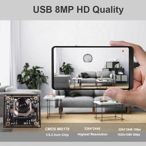 Raspberry Pi obiettivo grandangolare visione a colori sensore IMX179 HD 8MP 30FPS modulo fotocamera USB OV2710