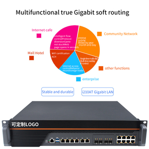 BKHD 2U Montaje en rack Intel Xeon Smart Gateway AI Cloud Computing Center Edge Computing Gateway Servidor de seguridad de red
