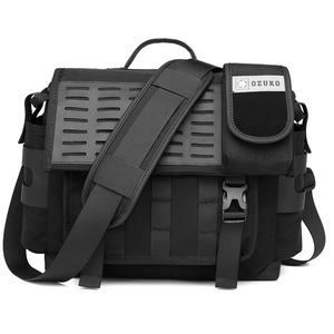 Ozuko 9445 özel spor moda stil Messenger erkekler Polyester Crossbody erkekler iş çantası özel Trekking omuz tek kollu çanta - Product Image 2