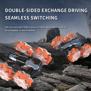 ของเล่นรถผาดโผน4WD สองด้านสำหรับเด็ก360หมุนได้2.4กรัมตรวจจับ360 RC หมุนได้2.4กรัม - Product Image 4