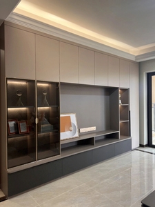 Tùy chỉnh tầng núi TV và cuốn sách lưu trữ tủ với thiết kế hiện đại melamine chất liệu cho phòng khách phòng ngủ ăn uống - Product Image 4