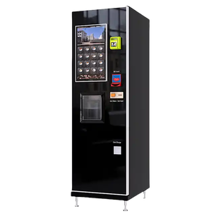 商用预混4罐热饮硬币支付触摸屏控制咖啡自动售货机 - Product Image 1