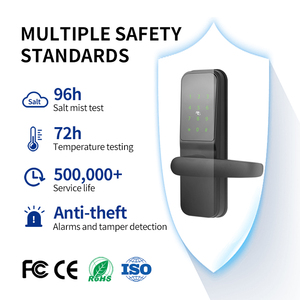 OYO รหัสผ่านสมาร์ทล็อคอลูมิเนียมอัลลอยด์ปุ่มกดดิจิตอลประตูล็อคล็อคโดย BLE TTLOCK มือถือ APP คีย์การ์ดรหัสผ่าน - Product Image 2