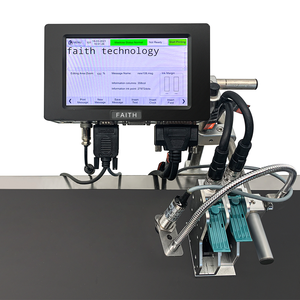 Impresora de inyección de tinta en línea de alta velocidad con resolución de 600dpi, Lote y fecha de caducidad, máquina codificadora de código QR, codificación de datos variables de 12,7mm - Product Image 2