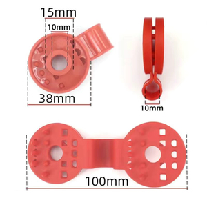 DD3204 serre tonde parasole in plastica fermaglio per morsetto in tessuto da giardino - Product Image 6
