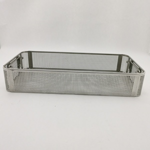 Tùy Chỉnh Bạc Thép Không Gỉ Độ Chính Xác Cao Sử Dụng Hàng Ngày Lưu Trữ Giỏ Nắp Thiết Kế Linh Hoạt Phong Cách Hiện Đại Tùy Chỉnh Kích Thước Chấp Nhận - Product Image 3