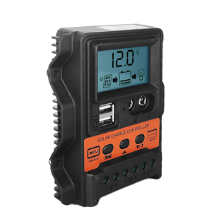Fábrica al por mayor 12V 24V 10A 20A 30A Controlador de panel solar Hogar PWM Controlador de cargador solar Controlador de carga solar - Product Image 3