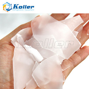 Koller <span class=keywords><strong>KP100</strong></span> su veya hava soğutma pul buz yapma makinesi balık taze tutmak için günde 10ton