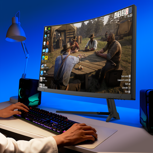 UNISAGA-Monitor LCD curvo de 34 pulgadas, superventas, 165HZ, 4K, pantalla de ordenador para juegos, frecuencia de actualización óptima para un juego fluido - Product Image 5