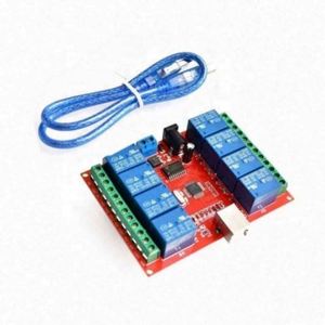 USB Relay Board Controller 12V 8-Kanal-Relaismodul