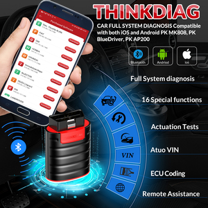 New Version THINKDIAG All System + Reset <strong>Software</strong> With 1 Year Free Update <strong>Auto</strong> OBD2 Scanner Full System OBDII <strong>Code</strong> <strong>Reader</strong> - Product Image 4