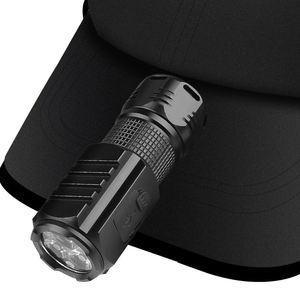 קומפקטי חירום <span class=keywords><strong>LED</strong></span> פנס סוג-C USB סופר מואר מיני כיס גודל פנסים טקטיים גבוהה Lumens חיצוני קמפינג לפיד