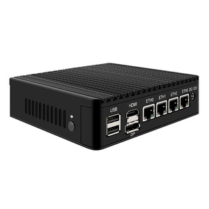 Fansız sağlam Mini PC 4 intel i226-V 2.5Gb LAN N6005 N5105 2 * NVMe TPM2.0 anahtarı yumuşak yönlendirici VPN sunucu ESXI güvenlik duvarı aletleri - Product Image 2
