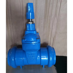 4in sünek demir GGG50 PVC boru hattı soket sonu EPDM/NBR kauçuk esnek koltuk su kapağı vanası - Product Image 6