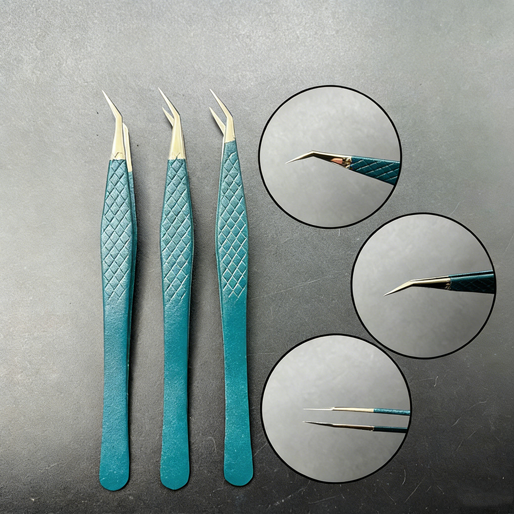 (Dark Green) New Version Golden Feather Clip