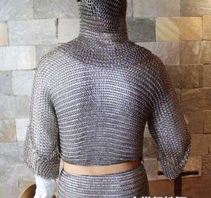 NASIR ALI güzel LORICA HAMATA roma CHAINMAIL zırh alüminyum BUTTED profesyonel ürün en İyi kalite - Product Image 4