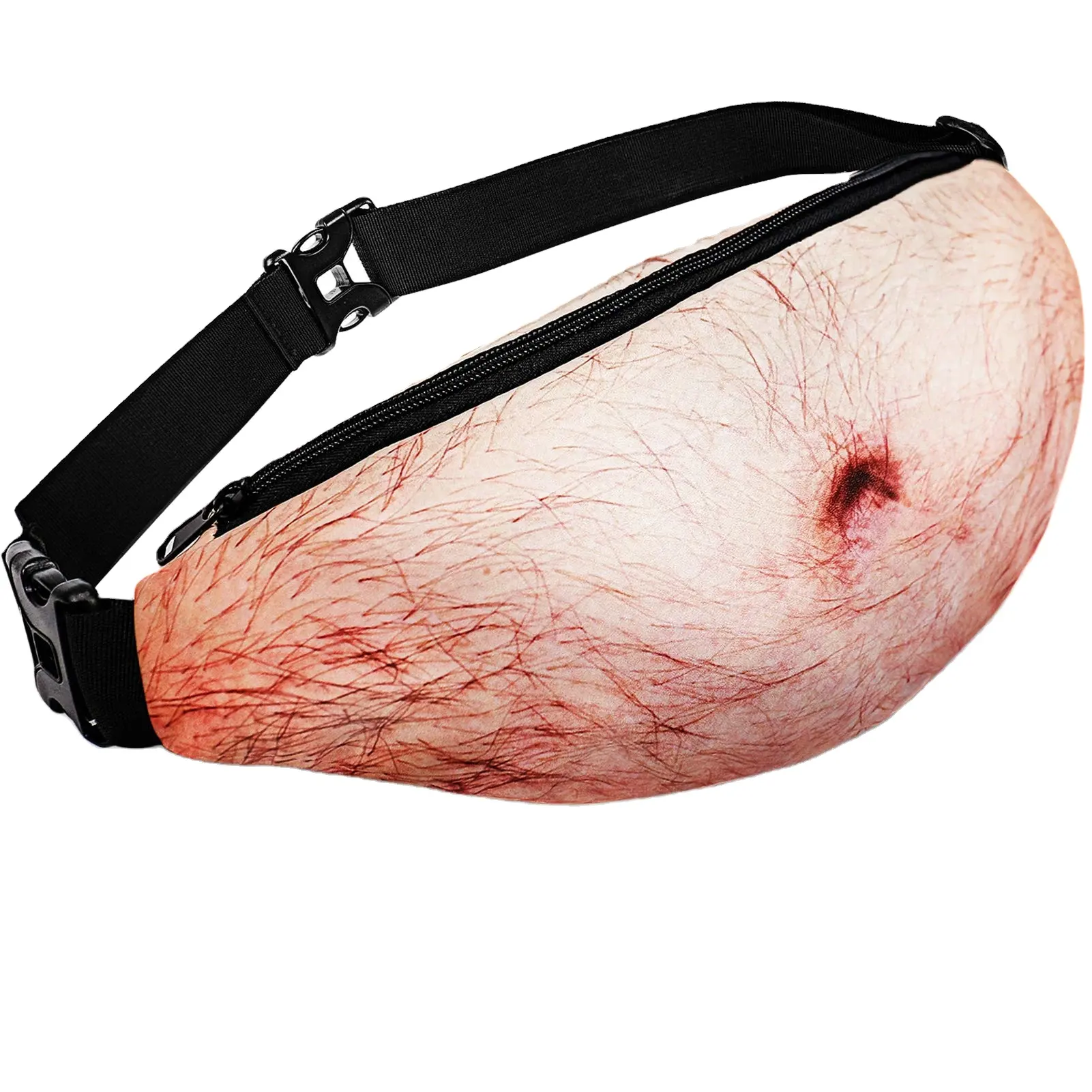 Wowei Fanny Pack 3D Beer Belly Waist Pack Waterproof Gag Dad Bag Gifts For Men Christmas Stocking Stuffers for Men