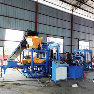 Intelligent PLC <strong>Control</strong> Concrete <strong>Block</strong> Making <strong>Machine</strong> Automatic Production Line with Vibrating System - Product Image 1