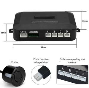 SUNWAYI BIBI, sistema de sensor de aparcamiento con cámara trasera inalámbrica de visión trasera de coche inteligente universal, Ayuda de marcha atrás, Sensor de aparcamiento de coche - Product Image 3