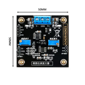AD620/AD623 instrument amplifier module CNC MCP41100 gain adjustment differential model programmable amplifier - Product Image 4