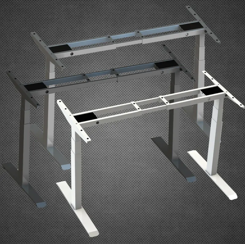 Rangka Meja Elektrik Ergonomis, Mode Desain Modern 2022, Meja Komputer Bisa Disesuaikan Tinggi Meja Duduk 2 Kaki untuk Rumah/Kantor
