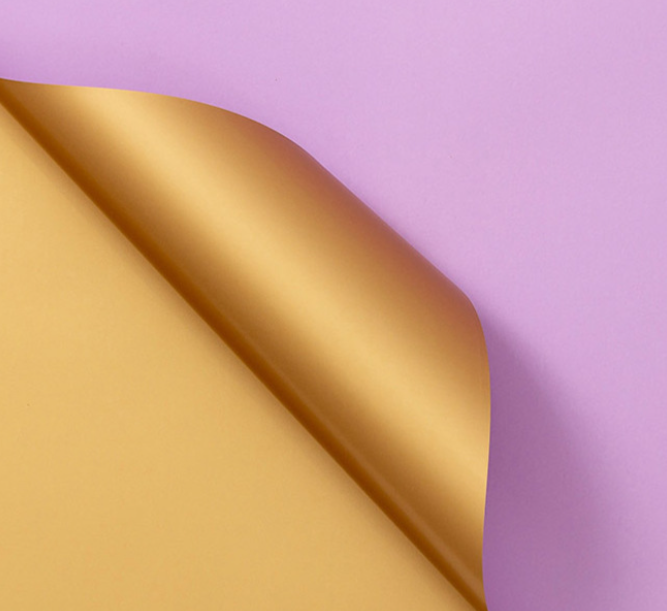 Violet et Or 55*55CM 20 pièces/sac