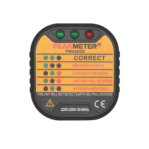 EARTHING European US EU UK Socket Tester Safety Instrument Electric Outlet Receptacle Tester - Product Image 2