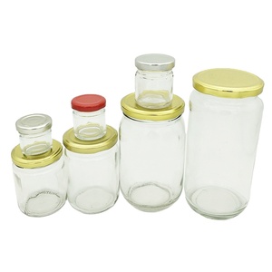 25Ml 30Ml 50Ml 70Ml 195Ml 240Ml 350Ml 1000Mlขวดแก้วกลมใสพร้อมฝาปิด - Product Image 3