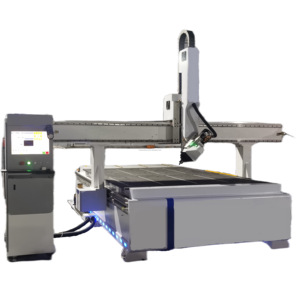 Cambio automático de herramientas, máquina de tallado CNC de 4 ejes con husillo giratorio de 9kw y 180 grados para fresado de madera/espuma - Product Image 4
