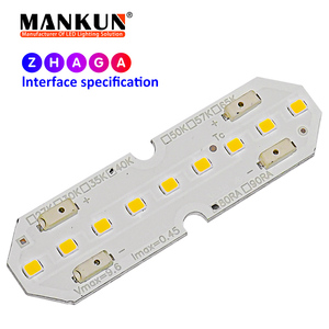 Zhaga โมดูลโคมไฟอลูมิเนียม80 H1แผงไฟ LED สำหรับถนนอุโมงค์โมดูล LED มาตรฐาน DC9V SMD 2.5W 202LM/W 0.01 95