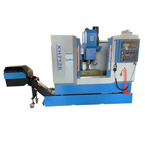 Xh7126 factory כלי אוטומטי cnc מחליף ייצור דיוק חלקים מרכז עיבוד שבבי יחיד bt40 אנכי