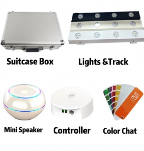 Misrabbit RGBW LED Pixel Light giáng sinh ngoài trời IP68 không thấm nước/Wi-Fi điều khiển không dây <span class=keywords><strong>mini</strong></span> loa theo dõi ánh sáng - Product Image 5