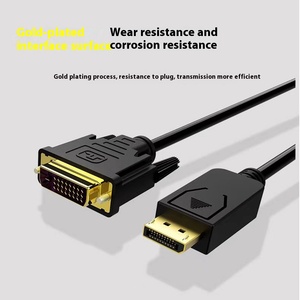 Di alta qualità 1.8m placcato oro DP a DVI24 + 1 cavo adattatore, display a DVI scheda grafica cavo di conversione per Monitor Casting - Product Image 5