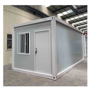 制造商直销低价现代预制移动模块化便携式集装箱房屋办公室夹层板家庭办公室