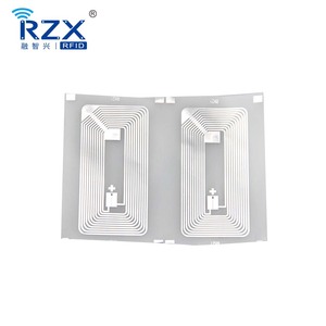 Cheap Rfid Tag Programmable 60*30mm <strong>F08</strong> FM11RF08 FM11RF08S Rfid Chip Wet <strong>Inlay</strong> Smart Tag Sticker Label Woonen Card <strong>Inlay</strong> - Product Image 5