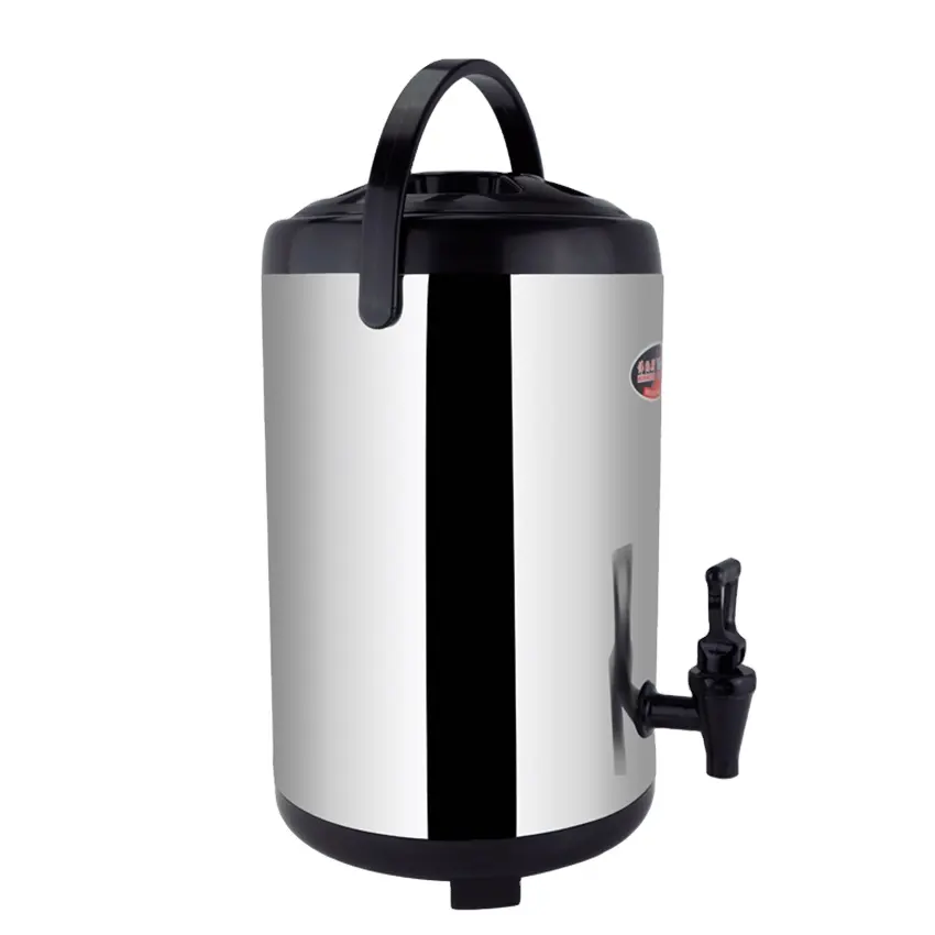 Termo de acero inoxidable, barril de té de leche, 10L, para hotel, gran oferta