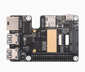 Raspberry Pi 5 PCIe to MiniPCIe scheda di espansione con porta Ethernet RJ45 Gigabit e interfaccia USB, compatibile con modulo 4G - Product Image 4
