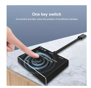 New <strong>KVM</strong> USB C Two-way <strong>Switch</strong> 1x2/2x1 USB <strong>3</strong>.<strong>1</strong> Spliter Data Video Switcher 8K PD 100W for PC Monitor Mobile Phone Multi-source