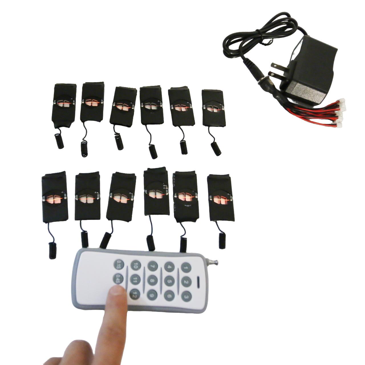 12 cues+1 remote control
