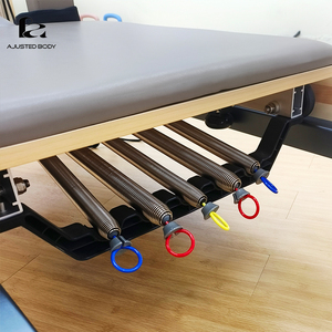 Imported Solid Maple and Beech Wood Splicing Bed Frame Aluminum Alloy Thickened Track Imported Piano Wire Spring Pilates Reforme - Product Image 4