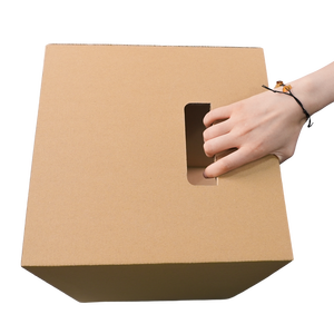 Caja de almacenamiento de documentos corrugado impresa personalizada Caja de archivo de uso de oficina resistente con asa - Product Image 6