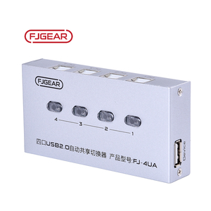 FJ-4UA interruttore USB 4 porte FJGear Small Pack tastiera/pulsante Hotkey supporta convertitori splitter Video 480Mbps - Product Image 5