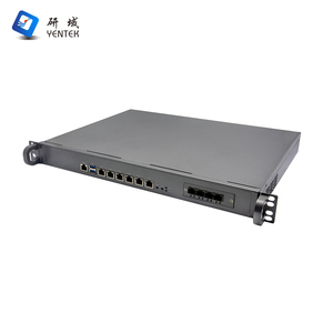 OEM ODM 1u Firewall Pfsense LGA1155 Intel i5 i7 2 DDR4 64G MSATA VGA 6 RJ45 LAN sfp 10g POE PCIE Linux Firewall Server PC - Product Image 1