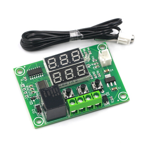 XH-W1219 W1219 DC12V doppio Display digitale LED termostato regolatore di temperatura interruttore relè di controllo NTC modulo sensore - Product Image 2