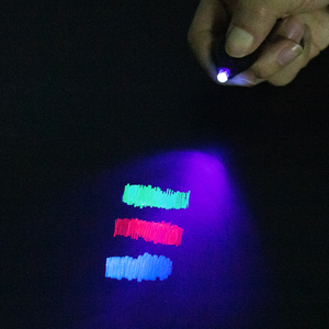 Đèn <span class=keywords><strong>LED</strong></span> Đen 365nm-395nm Đèn Pin UV CH9006 Móc Khóa UV, Đọc Tin Nhắn Bí Mật - Product Image 4