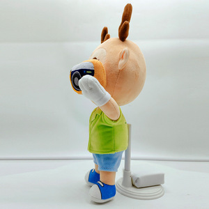 Creative Custom Design Deer Reindeer Cartoon <strong>Plush</strong> Toy with Camera Taking <strong>Photo</strong> and Accessory As Good Companion Toy for Kid Girl - Product Image 3