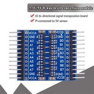 8 channel level conversion module two-way conversion between 3.3V and 5V IO access 5V <strong>sensor</strong> for <strong>Raspberry</strong> <strong>Pi</strong> - Product Image 1
