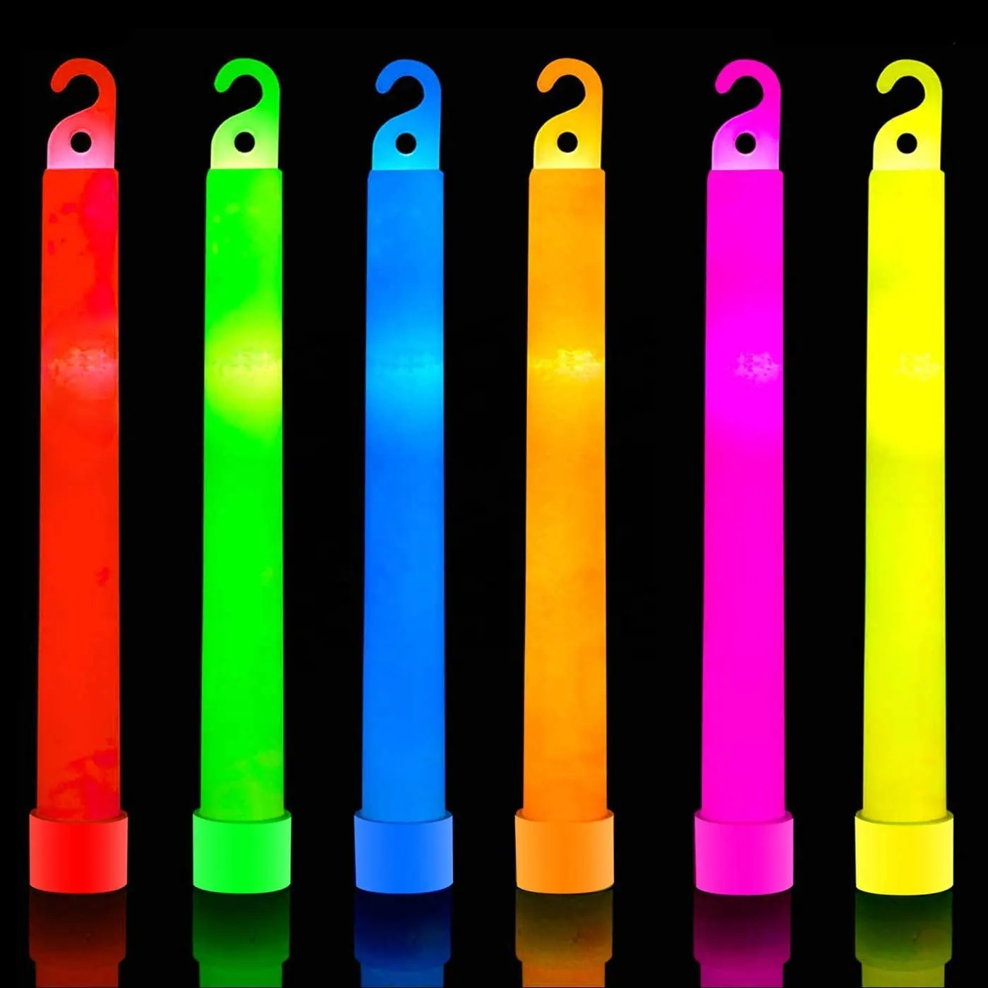 Logotipo personalizado impermeável 6 Inch Glow Sticks Emergência Brilhante Chem Glow Sticks com 12 Horas Duração Partes e Crianças Atividades