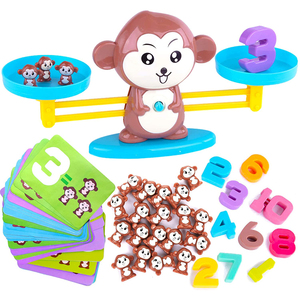 子供のためのおもちゃを学ぶ初期教育モンキーバランスカウント数学番号ボードゲーム - Product Image 1