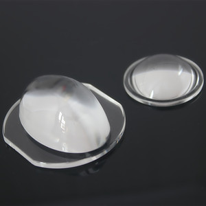 Led tùy chỉnh Glass freeform nửa-hình bầu dục hình elip hình dạng ống kính 50 mét - Product Image 1